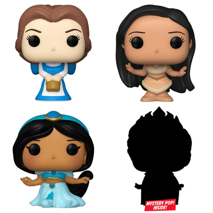 Funko Pop Disney Princess Belle Bitty Pop! 4 Pack
