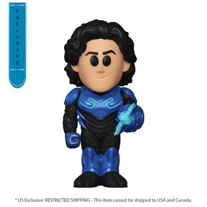 Funko Pop Blue Beetle (2023) Blue Beetle Unmasked (with chase) Vinyl US Exclusive Soda [RS]