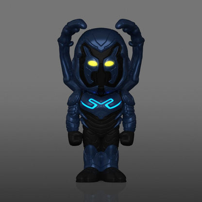 Funko Pop Blue Beetle (2023) Blue Beetle Unmasked (with chase) Vinyl US Exclusive Soda [RS]