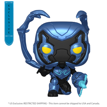Funko Pop Blue Beetle (2023) Blue Beetle Glow US Exclusive Pop! Vinyl [RS]