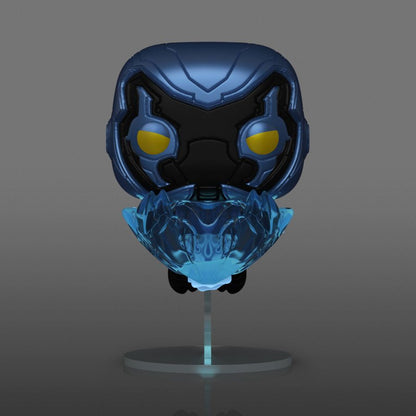 Funko Pop Blue Beetle (2023) Blue Beetle in Flight Glow US Exclusive Pop! Vinyl [RS]