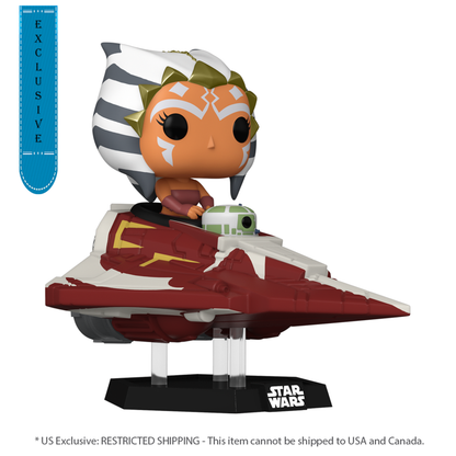 Funko Pop Star Wars The Clone Wars Ahsoka in Delta 7B US Exclusive Pop! Ride [RS]