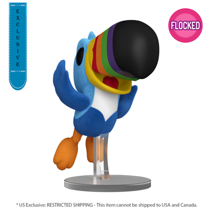 Funko Pop Kelloggs Toucan Sam (Flying) US Exclusive Flocked Pop! Vinyl [RS]