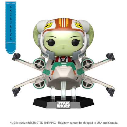 Funko Pop Star Wars: Rebels Hera in X Wing US Exclusive Pop! Ride [RS]