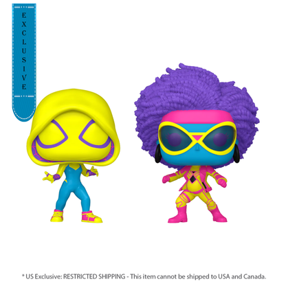 Funko Pop Spider Man: Across the Spider Verse Spider Gwen & Spider Woman US Exc BKLT Pop! 2 Pack [RS]