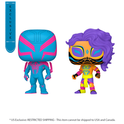 Funko Pop Spider Man: Across the Spider Verse Spider Man 2099 & Spider Man India US Exc Pop! 2 Pack [RS]