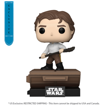 Funko Pop Star Wars: Return of the Jedi Han Solo US Exclusive Build A Scene Pop! Deluxe [RS]