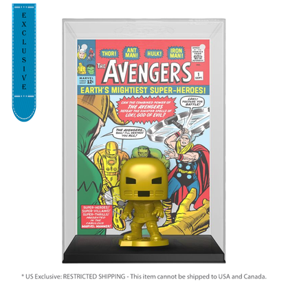 Funko Pop Marvel Comics Avengers #1 US Exclusive Pop! Comic Cover [RS]