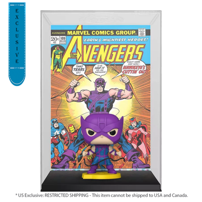 Funko Pop Marvel Comics Avengers #109 US Exclusive Pop! Comic Cover [RS]