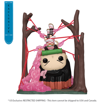 Funko Pop Demon Slayer Nezuko in Web US Exclusive Glow Pop! Deluxe [RS]