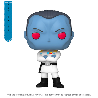 Funko Pop Star Wars: Clone Wars 20th Anniverary Grand Admiral Thrawn US Exclusive Pop! Vinyl [RS]