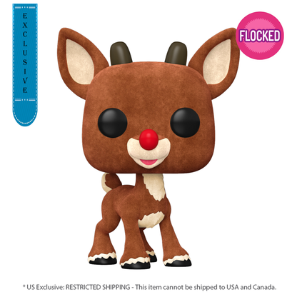 Funko Pop Rudolph Rudolph US Exclusive Flocked Pop! Vinyl [RS]