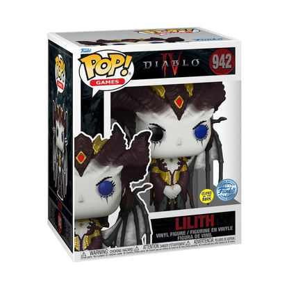 Funko Pop Diablo 4 Lilith US Exclusive Glow 6" Pop! Vinyl [RS]