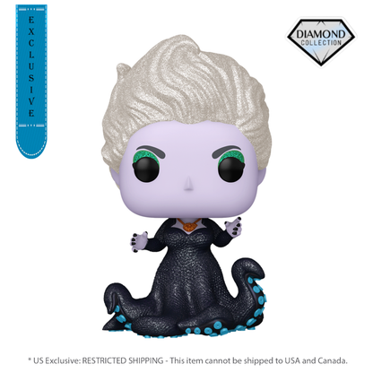 Funko Pop The Little Mermaid (2023) Ursula US Exclusive Diamond Glitter Pop! Vinyl [RS]