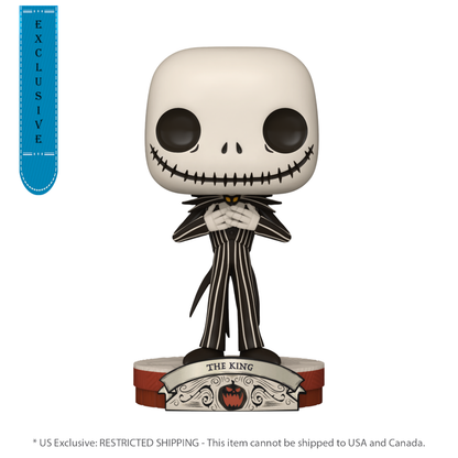 Funko Pop The Nightmare Before Christmas Jack Skellington as the King US Exclusive Pop! Vinyl [RS]