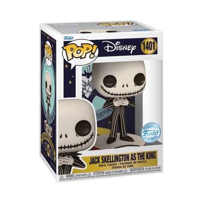 Funko Pop The Nightmare Before Christmas Jack Skellington as the King US Exclusive Pop! Vinyl [RS]