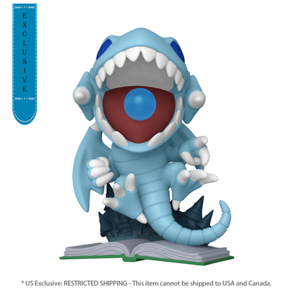 Funko Pop Yu Gi Oh! Blue Eyes Toon Dragon US Exclusive Glow 6" Pop! Vinyl [RS]