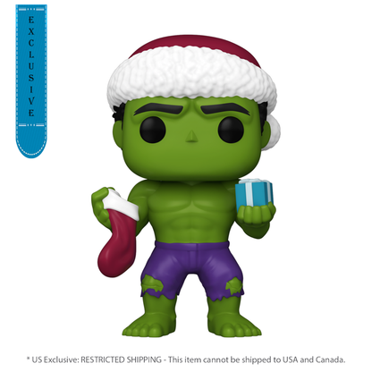 Funko Pop Marvel Comics Green Hulk Holiday US Exclusive Pop! Vinyl [RS]