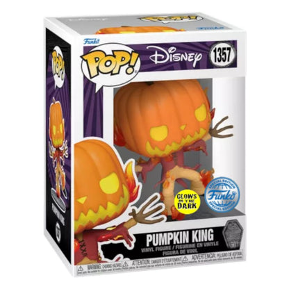 Funko Pop The Nightmare Before Christmas Pumpkin King US Exclusive 30th Anniversary Glow Pop! Vinyl [RS]