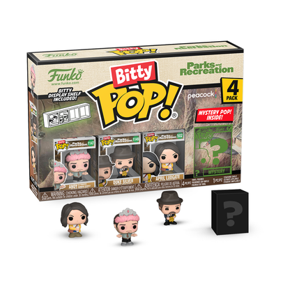Funko Pop Parks & Recreation Andy Bitty Pop! 4 Pack