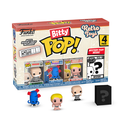 Funko Pop Retro Toys Mr. Monopoly Bitty Pop! 4 Pack