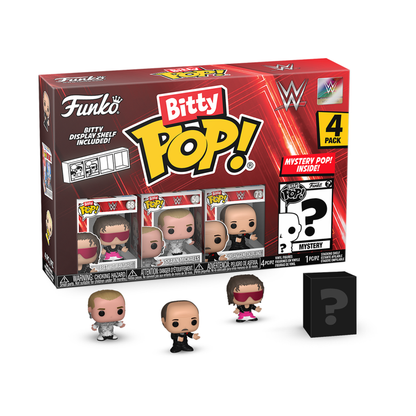 Funko Pop WWE Bret Hart Bitty Pop! 4 Pack