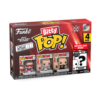 Funko Pop WWE Bret Hart Bitty Pop! 4 Pack