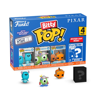 Funko Pop Pixar Monsters Inc. Bitty Pop! 4 Pack