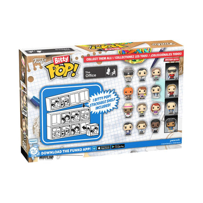 Funko Pop The Office Dwight with Pumpkinhead Bitty Pop! 4 Pack