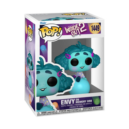 Funko Pop Inside Out 2 Envy on Memory Orb Pop! Vinyl