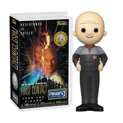 Funko Pop Star Trek: First Contact Captain Jean Luc Rewind Figure