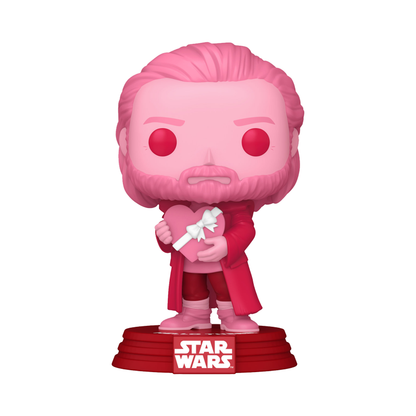 Funko Pop Star Wars: Valentines 2024 Obi Wan Kenobi Pop! Vinyl