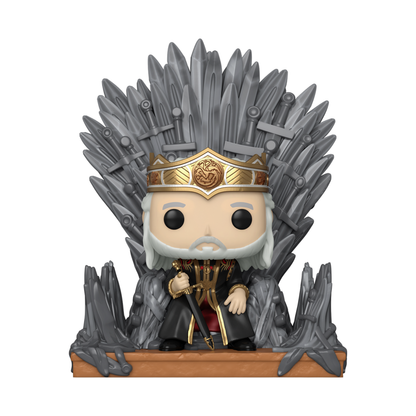 Funko Pop House of the Dragon Viserys on Throne Pop! Deluxe