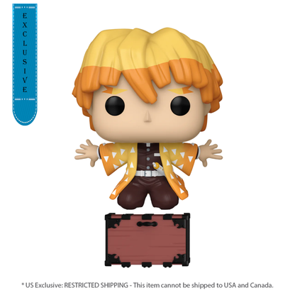 Funko Pop Demon Slayer Zenitsu (Kneeling) US Exclusive Pop! Vinyl [RS]