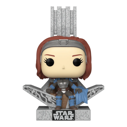 Funko Pop Star Wars: Mandalorian Bo Katan Kryze on Throne Pop! Vinyl Deluxe