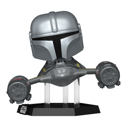 Funko Pop Star Wars: Mandalorian Mandalorian in N 1 Starfighter & R5 D4 Pop! Vinyl Ride