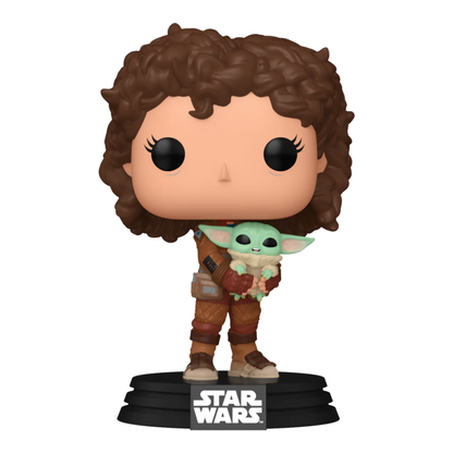 Funko Pop Star Wars: Mandalorian Peli Motto & Grogu Pop! Vinyl