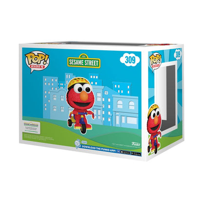 Funko Pop Sesame Street Elmo on Trike US Exclusive Flocked Pop! Ride [RS]