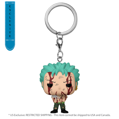 Funko Pop One Piece Roronoa Zoro "Nothing Happened" US Exclusive Pop! Keychain [RS]