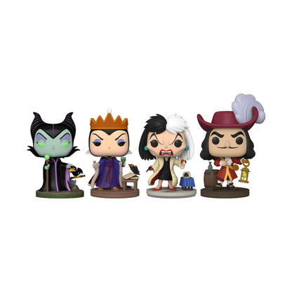 Funko Pop Disney: Villains  US Exclusive Glow Pop! Vinyl 4 Pack [RS]