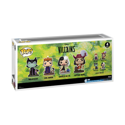 Funko Pop Disney: Villains  US Exclusive Glow Pop! Vinyl 4 Pack [RS]