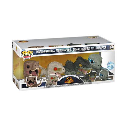 Funko Pop Jurassic World 3 US Exclusive Pop! 4 Pack [RS]