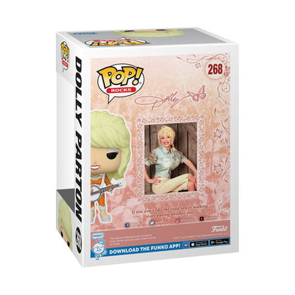 Funko Pop Dolly Parton Dolly Parton with Guitar US Exclusive Diamond Glitter Pop! Vinyl [RS]
