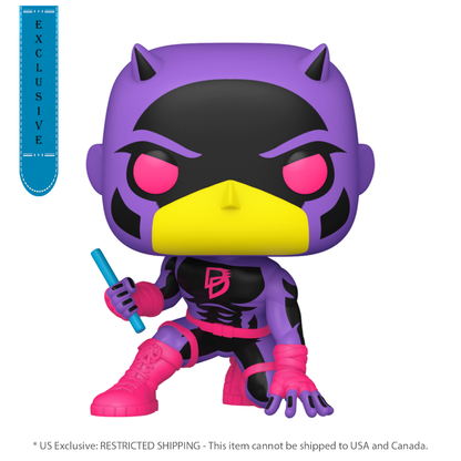 Funko Pop Marvel Comics Daredevil (Shadowlands) US Exclusive Blacklight Pop! Vinyl [RS]