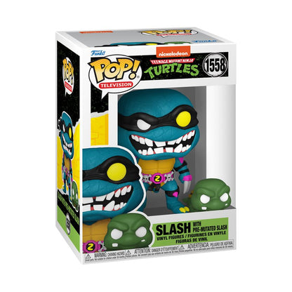 Funko Pop Teenage Mutant Ninja Turtles Slash w/Mouser Pop! Vinyl
