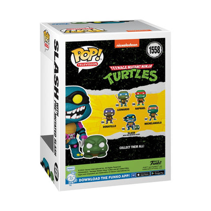 Funko Pop Teenage Mutant Ninja Turtles Slash w/Mouser Pop! Vinyl