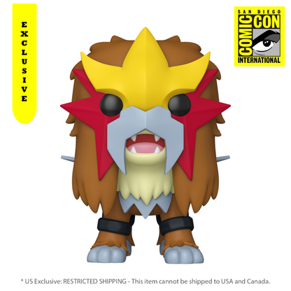 Funko Pop Pokemon Entei 10" SDCC 2025 Exclusive Pop! Vinyl [RS]