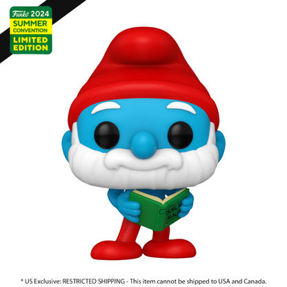 Funko Pop Smurfs Papa Smurf SDCC 2024 US Exclusive Pop! Vinyl [RS]