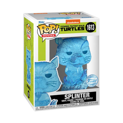 Funko Pop Teenage Mutant Ninja Turtles (1990) Splinter US Exclusive Translucent Pop! Vinyl [RS]