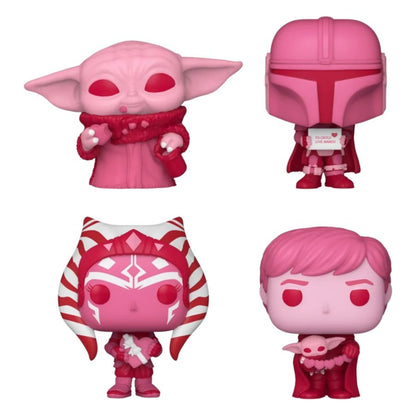 Funko Pop Star Wars: Valentines 2024 Pink US Exclusive Pocket Pop! 4 Pack Heart Box [RS]